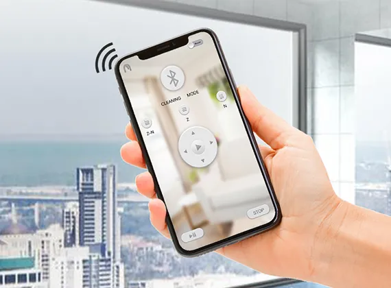 Робот за почистване на прозорци Xmart WM-08S, Bluetooth, Бял - 10