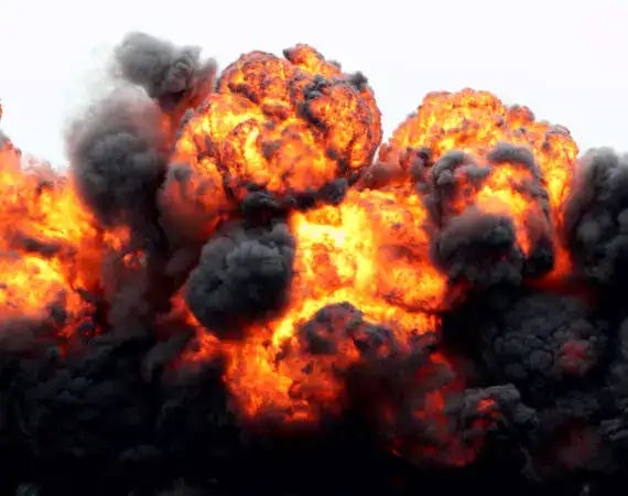 Explosion fire from Houston pipeline incident in La Porte, Texas