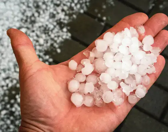Texas home with roof hail damage and denied insurance paperwork