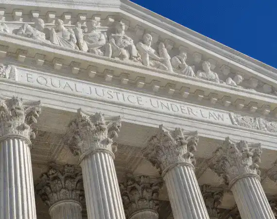 top accident lawyer near me - Equal Justice Under Law engraved on the Supreme Court building