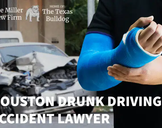 Injured client meeting with a Houston drunk driving accident lawyer at a professional office