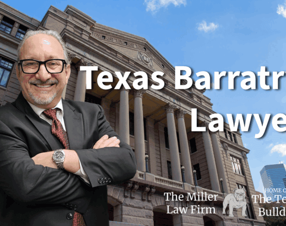 Houston barratry lawyer standing outside courthouse representing victims of illegal lawyer solicitation