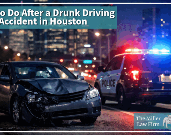 What to do after a drunk driving accident in Houston with police at the crash scene