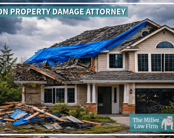 Houston property damage attorney helping homeowners after storm and roof damage to residential home