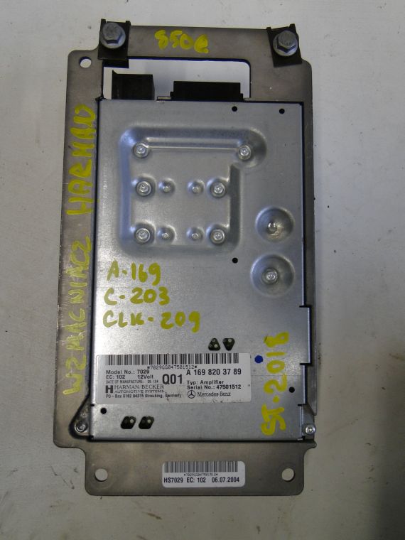 C KLASA W203 A KLASA W169 CLK W209 WZMACNIACZ HARMAN A1698203789