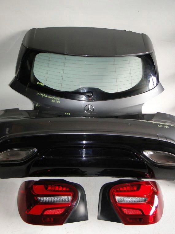 MERCEDES A KLASA W176 PAKIET AMG PO LIFCIE ZDERZAK TYLNY