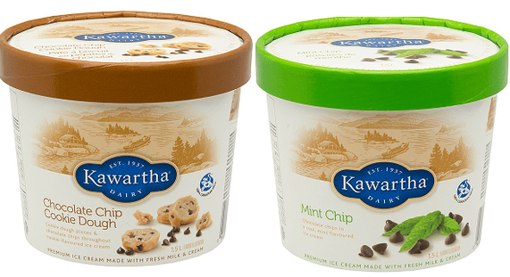 Certain Kawartha Dairy ice cream products recalled due to possible presence of pieces of metal