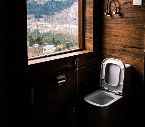 Toilets cabins