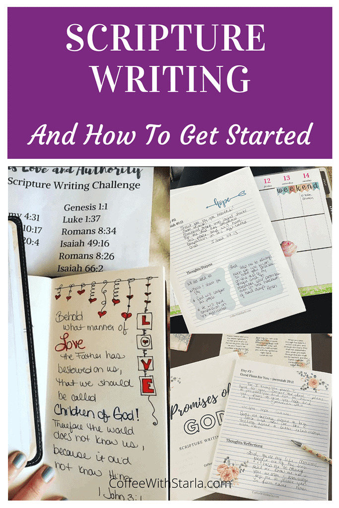 What Is Scripture Writing & How To Get Started - Coffee With Starla