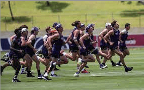 AFL pre season running