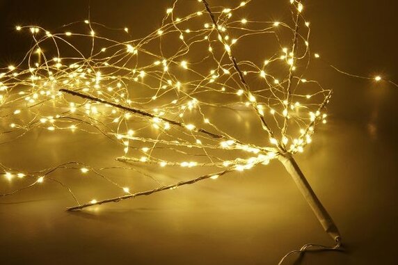 Wasserfall Lichterkette 720 LEDs mit Stromanschluss