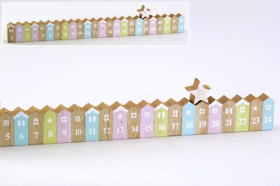 Adventskalender aus Holz
