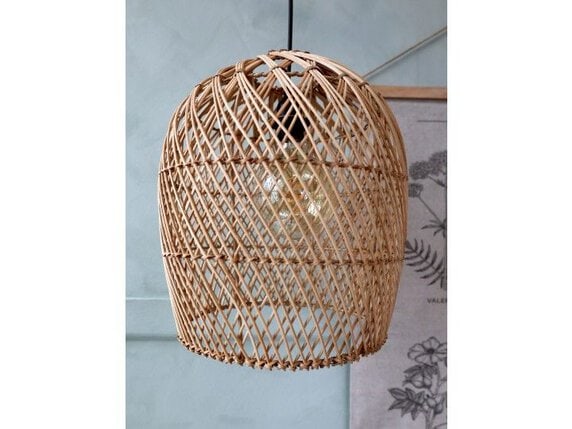 Deckenlampe aus Rattan