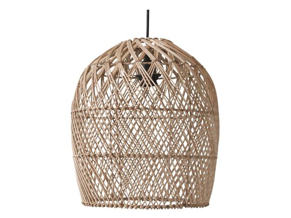 Deckenlampe aus Rattan von Chic Antique Holz, Korb – Bild 2