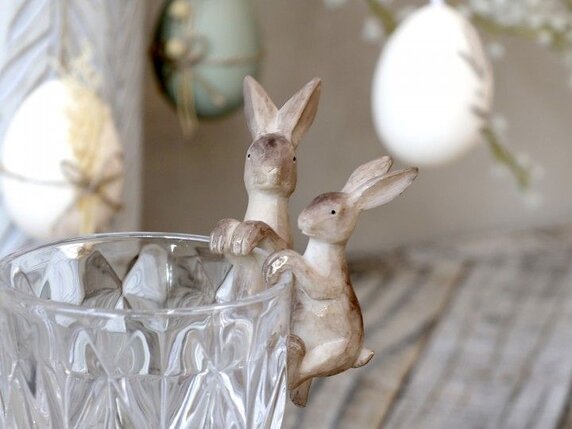 Hase für Glas
