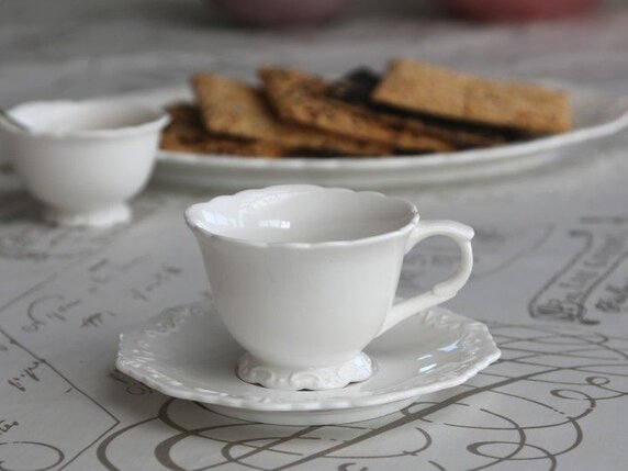 Kaffeetasse Provence aus Porzellan
