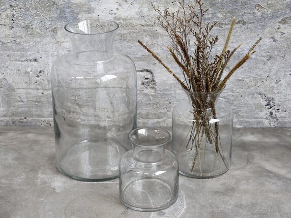 Glas Vase von chic Antique