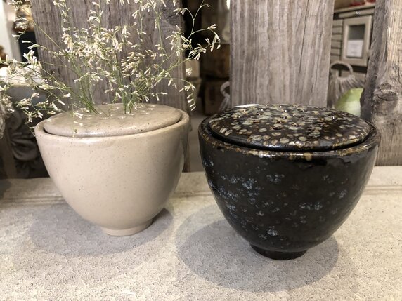 Ikebana Vase schwarz – Bild 4
