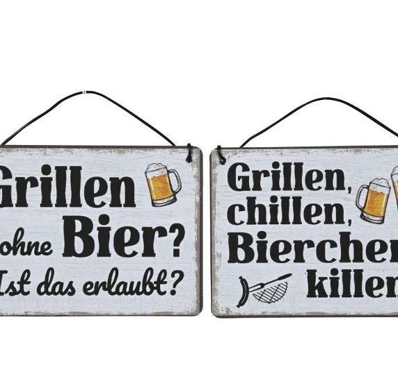 Schild aus Metall