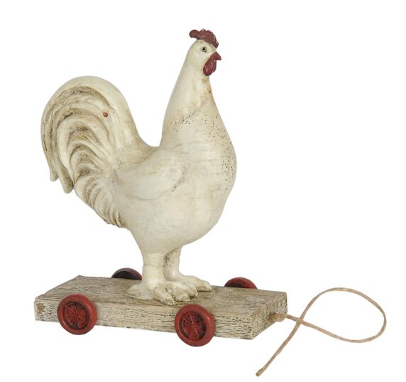 Hahn auf Rädern