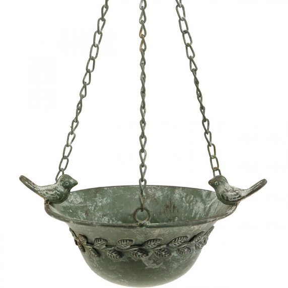 Vogeltränke zum hängen aus Metall
