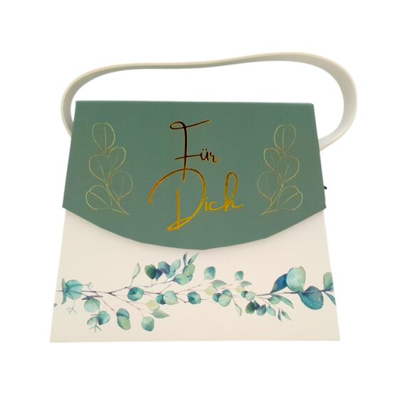 Taschen Geschenkschachtel Eukalyptus 12 cm H – Bild 4