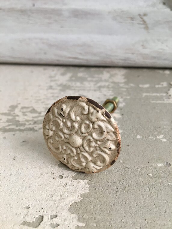 Schrankgriff, Schubladengriff, Shabby Chic aus Metall
