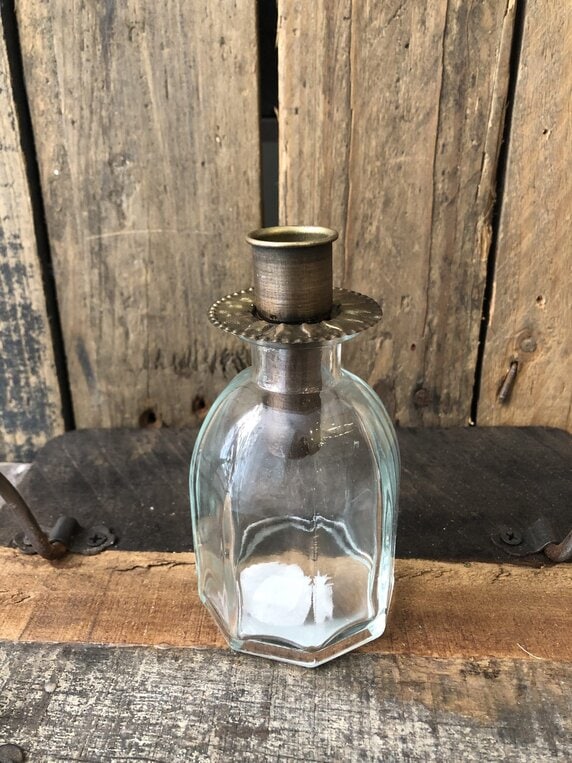 Kerzenhalter für Glasflasche – Bild 6
