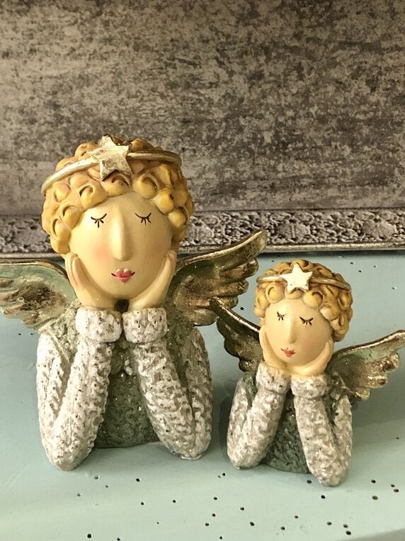 Engel Torso 7cm hoch tolle Weihnachtsdeko – Bild 4