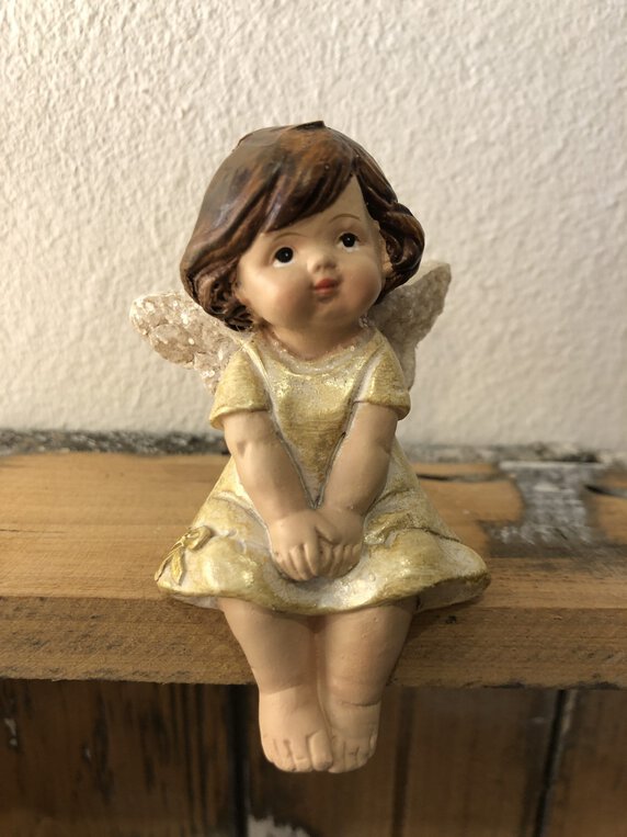 Engel Kantenhocker gold