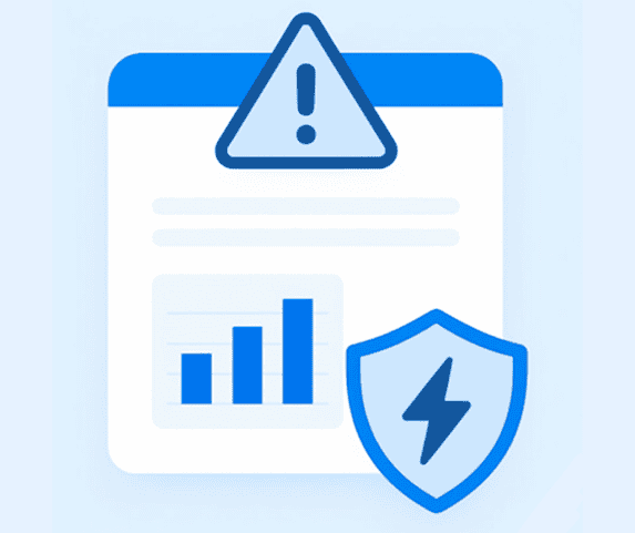 Portfolio Monitoring Alert Icon.