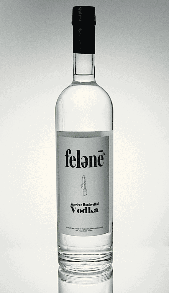 Felene sugar cane vodka is fermented using pure, organic sugar cane