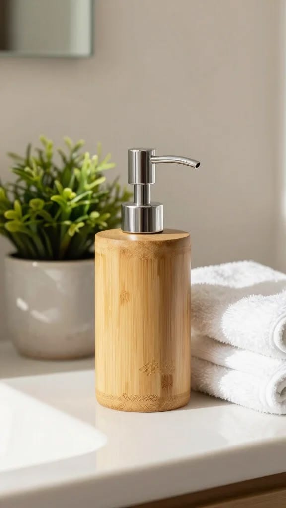 BAMBOO LIQUID SOAP DISPENSER - Image 2