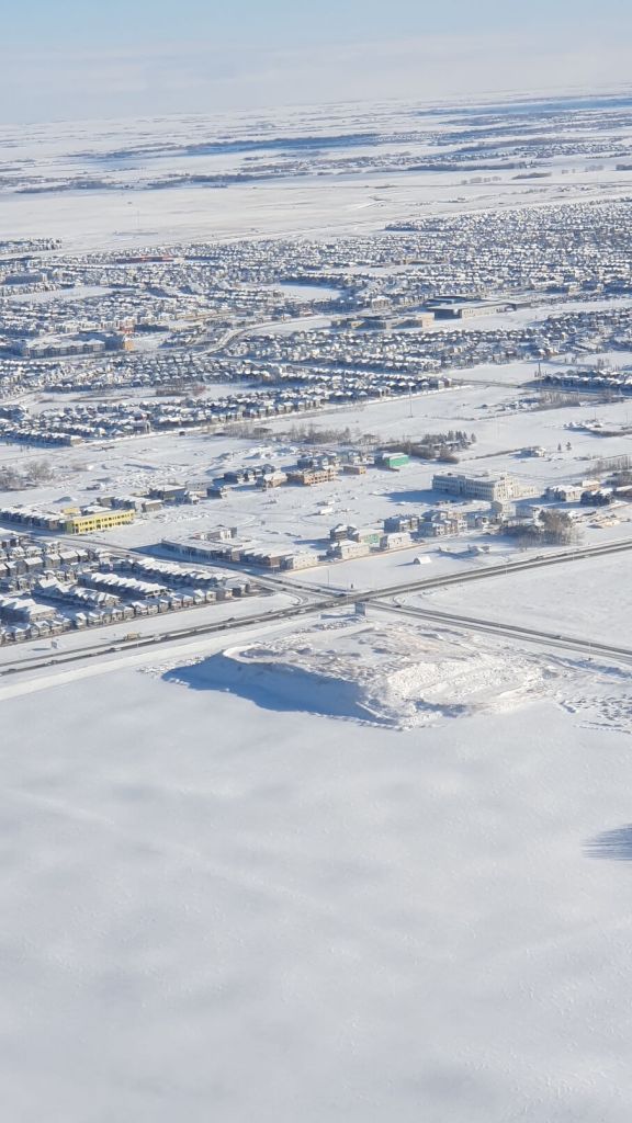 Landeanflug auf Calgary