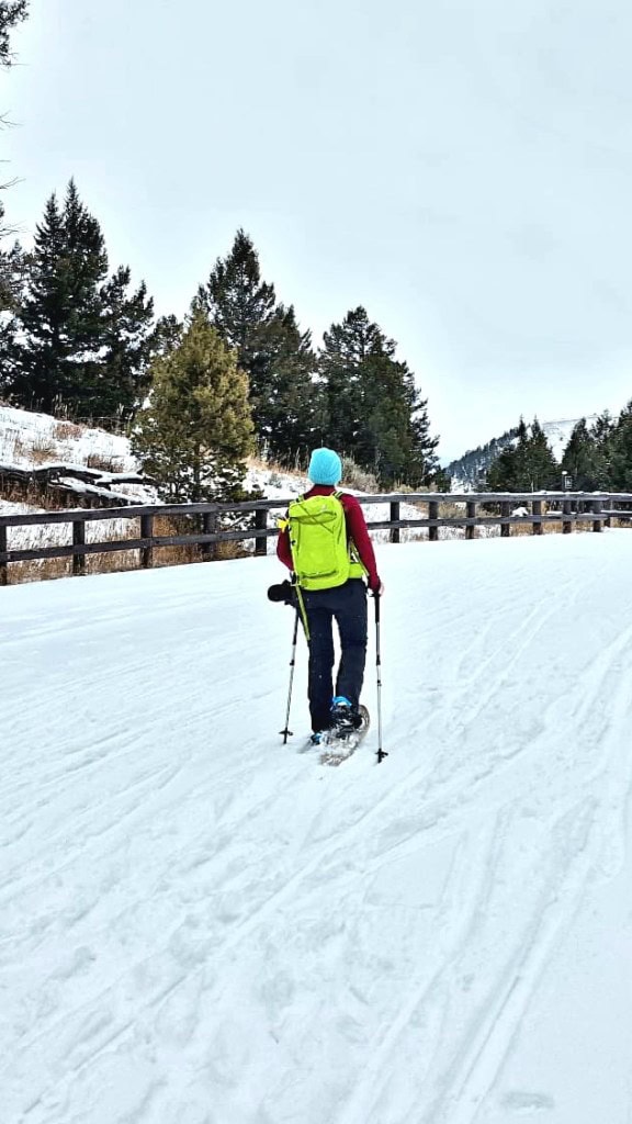Deuter Freerider im Einsatz im Schnee