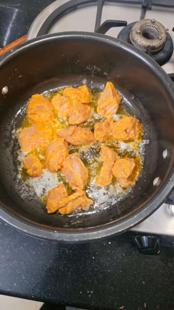 sauté in batches