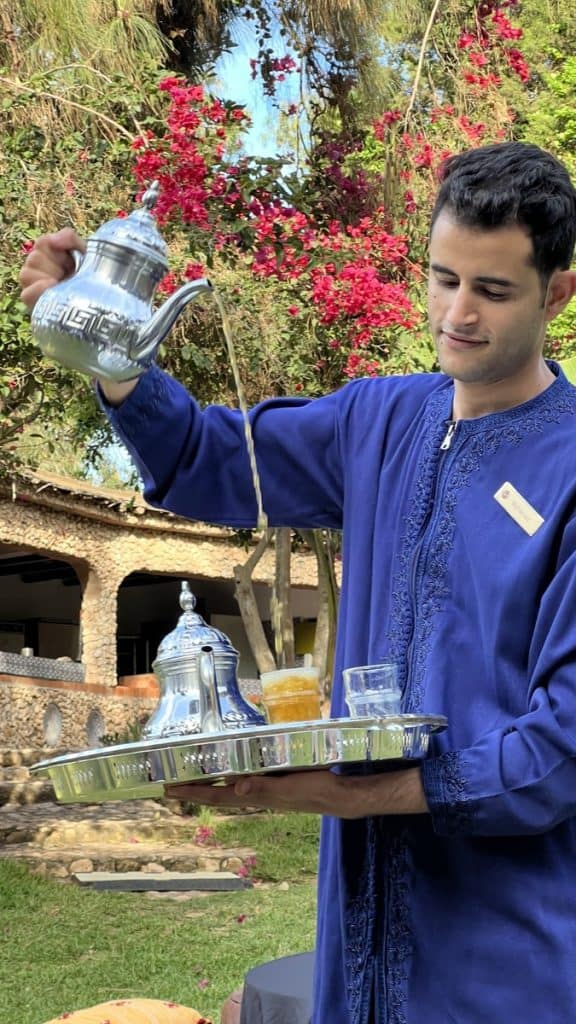 Moroccan mint tea