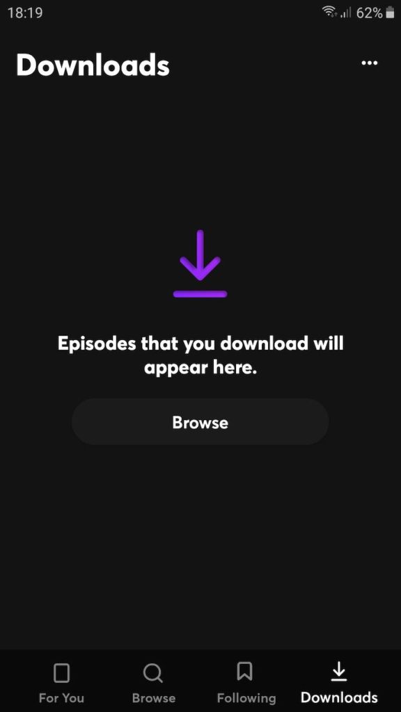 Downloaded Offline Quibi Shows