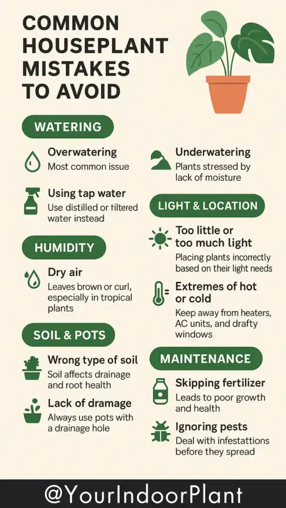 Houseplant Mistakes to Avoid