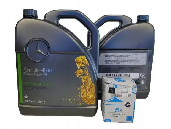 MERCEDES OLEJ SYNTETYCZNY 5W-30 10 LITRÓW + FILTR OLEJU OM642 642 ZESTAW WYMIANY OLEJU PROMOCJA !!!