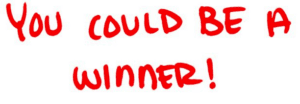 you could be a winner