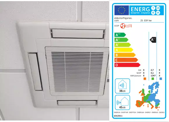 Etiqueta energética cassete