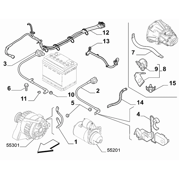 FIAT 500 2016-Present Battery Shield