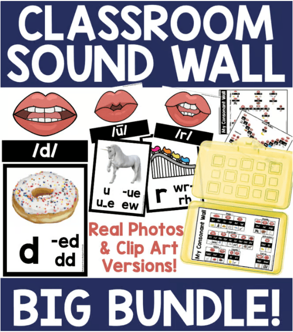 Sound Wall with Options - Clip Art & Real Photos Included! BIG BUNDLE