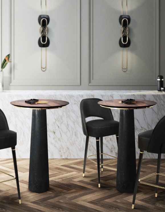 4 4 unique bar table Design Piece of the Week: A Unique Bar Table For the Ultimate Hostess 4