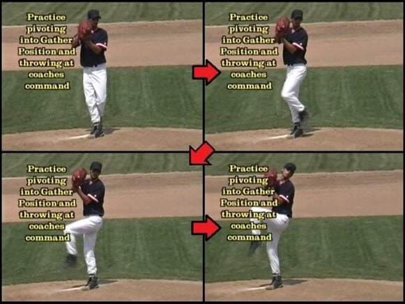 baseball tips about the gather position
