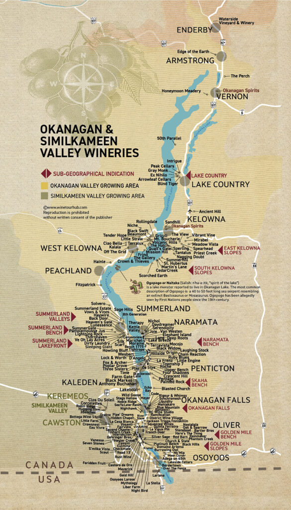 okanagan similkameen valley winery map