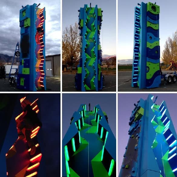 LED Rock Wall Rental rental for events in Los Angeles, Orange County, and nationwide
