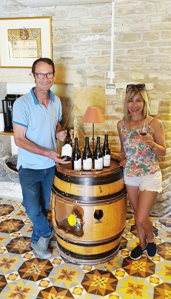 We loved the company of Patrick, the owner of Virely Rougeot in Pommard