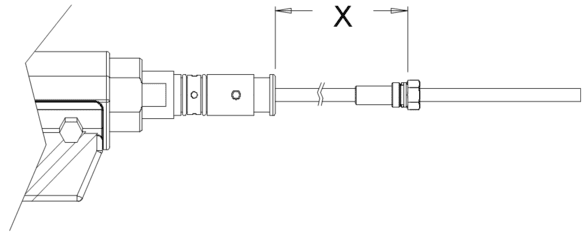 How To Install an Aluminum Liner on TOUGH GUN Robotic MIG Guns Equipped with Wire Brake, step 2